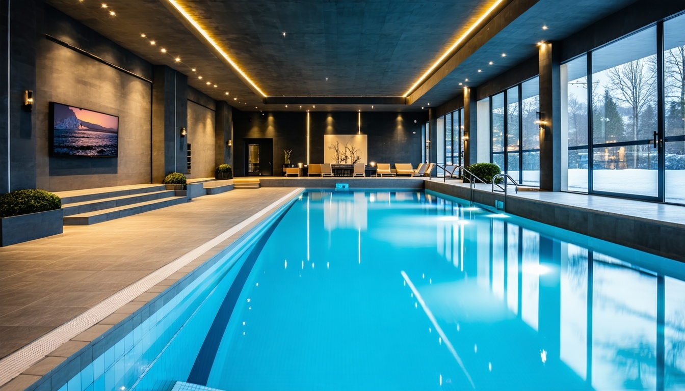Piscine intérieure moderne, facile à entretenir