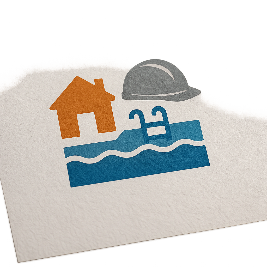 Logo ConstructionPremium - Entreprise de construction partenaire de Pluie & Plouf pour des projets de piscines intérieures