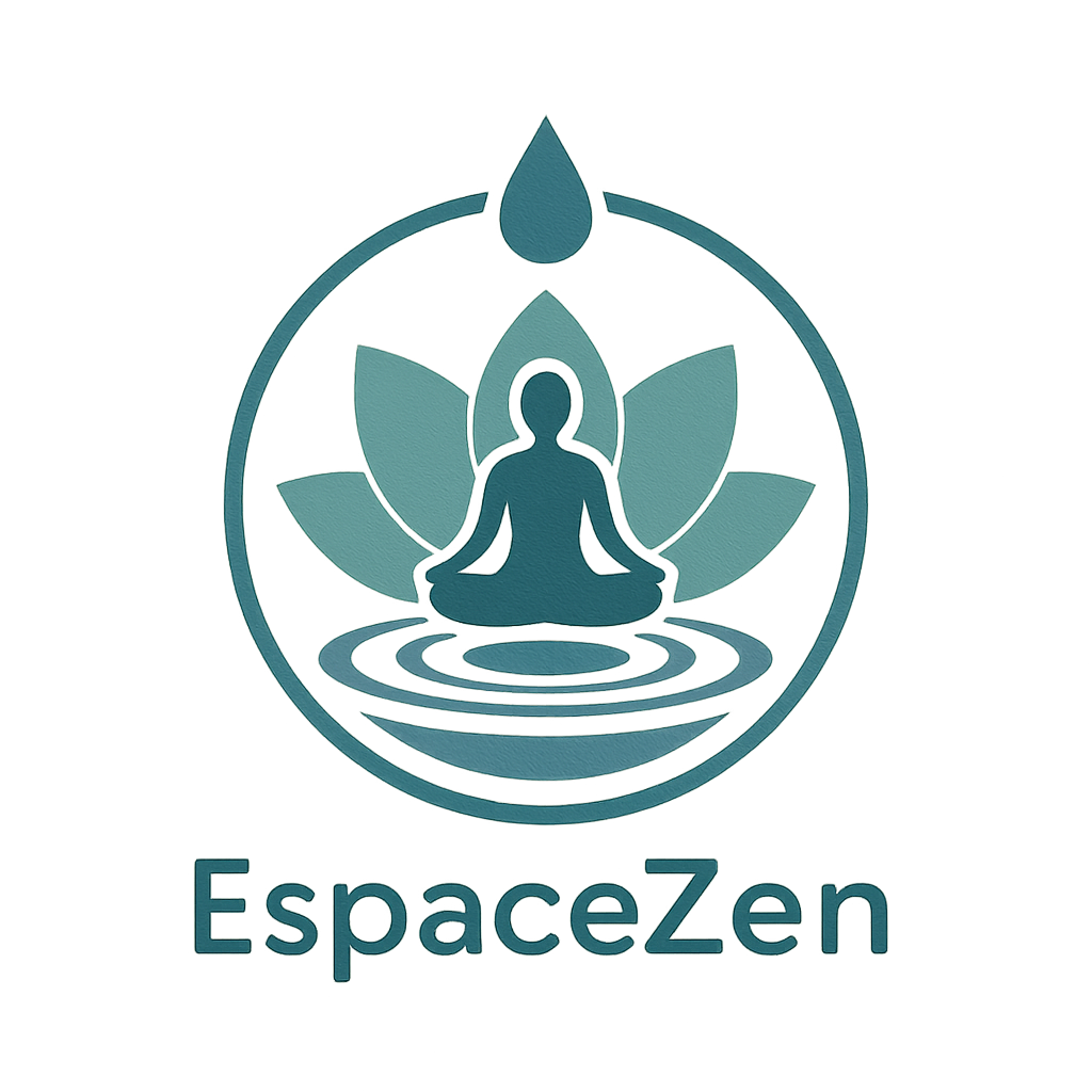 Logo EspaceZen - Centre de bien-être collaborant avec Pluie & Plouf pour des installations aquatiques